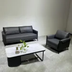 Pillow Top Arm Sofa Set Dark Grey(Without Coffee Table) Dubai, Sharjha and Abu Dhabi