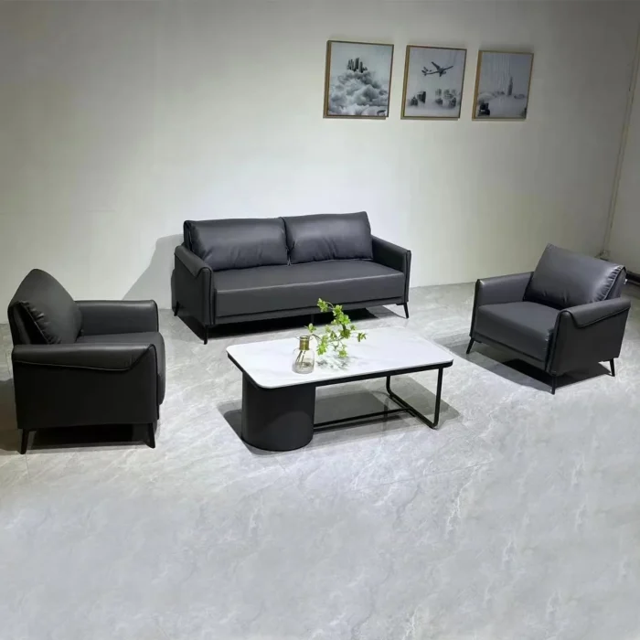 Pillow Top Arm Sofa Set Dark Grey(Without Coffee Table) Dubai, Sharjha and Abu Dhabi