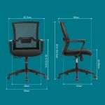Sliding Base Black Mesh Task Chair Dubai, Sharjha and Abu Dhabi
