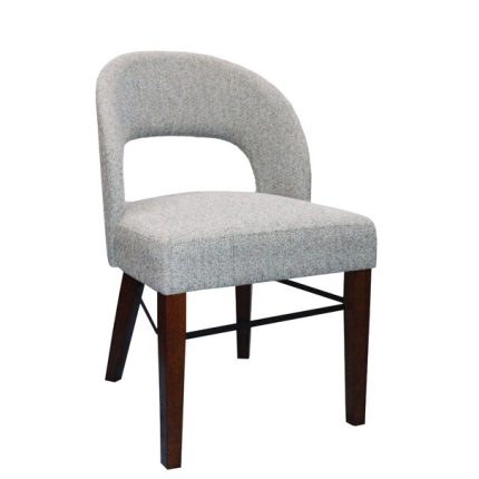 Solid Wooden Dining Chair with Grey Fabric Dubai, Sharjha and Abu Dhabi