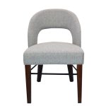 Solid Wooden Dining Chair with Grey Fabric Dubai, Sharjha and Abu Dhabi