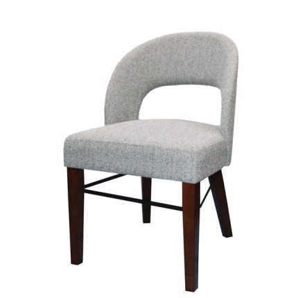 Solid Wooden Dining Chair with Grey Fabric Dubai, Sharjha and Abu Dhabi