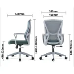 Swivel Task Chair with Lumbar Support Armrest Dubai, Sharjha and Abu Dhabi