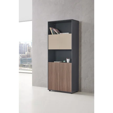 Tall 3 Shelf Bookcase with Doors Dubai, Sharjha and Abu Dhabi