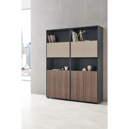 Tall 3 Shelf Bookcase with Doors Dubai, Sharjha and Abu Dhabi