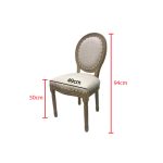 Vintage Upholstered Fabric Dining Side Chair Dubai, Sharjha and Abu Dhabi