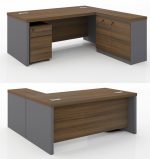 KN AD18 BG 180cm L Shape Manager Table dubai sharjah abu dhabi