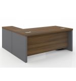 KN AD20 BG 200cm L Shape Manager Table dubai sharjah abu dhabi
