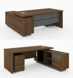 KN BO 108 18 BG 180cm L Shape Manager Table dubai sharjah abu dhabi