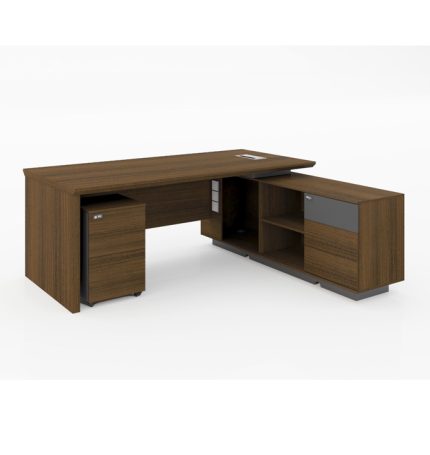 KN BO 108 20 BG 200cm L Shape Manager Table dubai sharjah abu dhabi