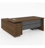 KN BO 108 20 BG 200cm L Shape Manager Table dubai sharjah abu dhabi