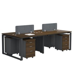 4 Person Workstation Model KN 205 WS 4P BG dubai sharjah abu dhabi