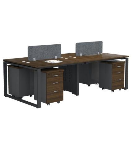 4 Person Workstation Model KN 205 WS 4P BG dubai sharjah abu dhabi