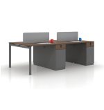 NL-T1-DL2412 4 Person Workstation dubai sharjah abu dhabi