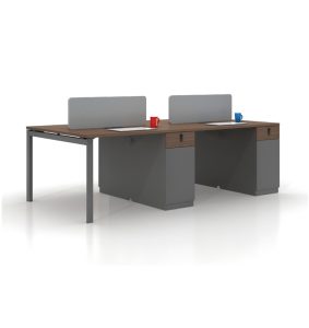 NL-T1-DL2412 4 Person Workstation dubai sharjah abu dhabi