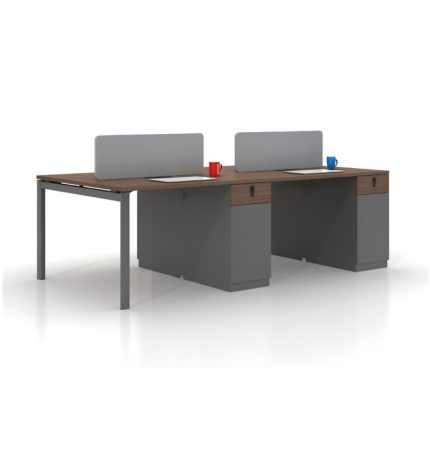 NL-T1-DL2412 4 Person Workstation dubai sharjah abu dhabi