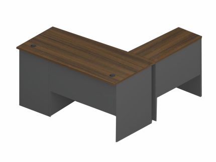 Office Table L Shape Model KN140 D028 14 + KND071 8 dubai sharjah abu dhabi