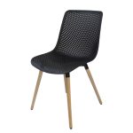 Fiber Plastic Dining Chair with Wooden Legs Dubai, Sharjha and Abu Dhabi