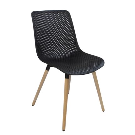 Fiber Plastic Dining Chair with Wooden Legs Dubai, Sharjha and Abu Dhabi
