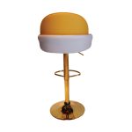 Furniture 360 Rotating Gold Metal High Chair Dubai, Sharjha and Abu Dhabi