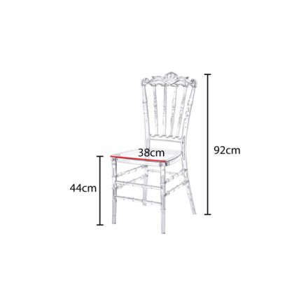 Furniture Acrylic/Transparent Stackable Chair Dubai, Sharjha and Abu Dhabi