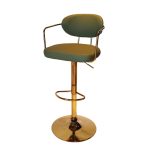 Furniture Adjustable 360 Rotating Gold Metal High Chair Dubai, Sharjha and Abu Dhabi