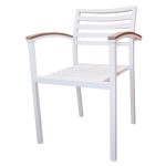 Furniture Aluminum White Outdoor Chair Dubai, Sharjha and Abu Dhabi