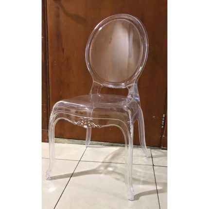 Furniture Oval Back Design Transparent Dining Chair Dubai, Sharjha and Abu Dhabi