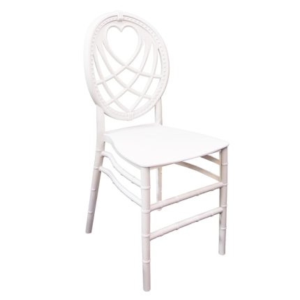 Furniture Polypropylene Heart Back Dining Chair Dubai, Sharjha and Abu Dhabi