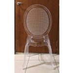 Furniture Stackable Oval Back Design Transparent Chair Dubai, Sharjha and Abu Dhabi