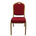 Furniture Stainless Steel Banquet Chair - Light Red Dubai, Sharjha and Abu Dhabi