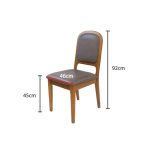 PU Leather Classical Solid Wooden Chair Dubai, Sharjha and Abu Dhabi