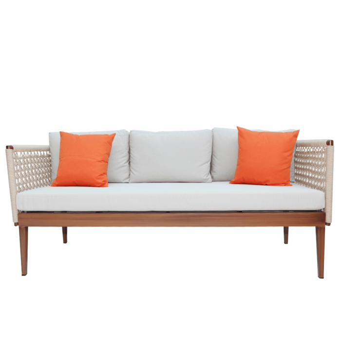 Aluminum Hand Rope 6-Seater Outdoor Garden Furniture Sofa Set Dubai, Sharjha and Abu Dhabi