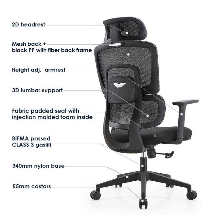 High Back Chair Garry H dubai sharjah abu dhabi