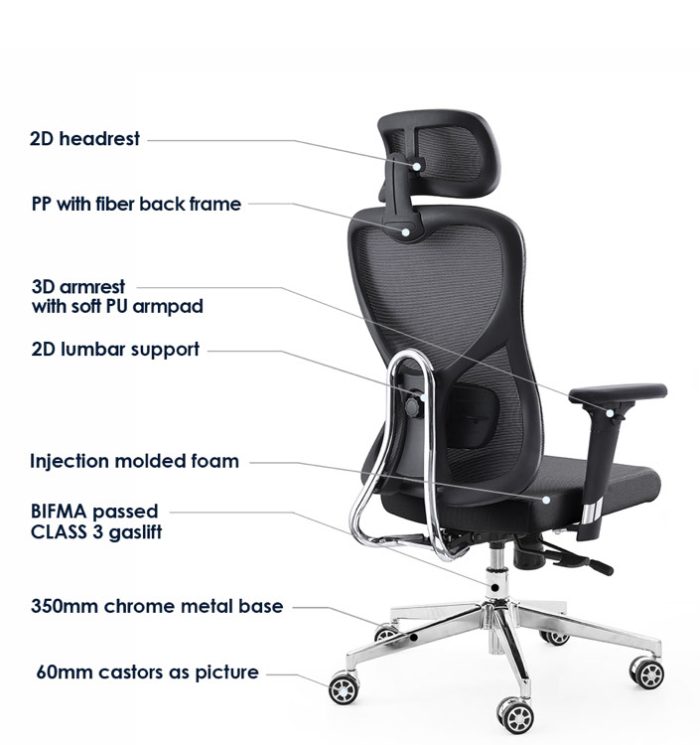 High Back Chair Model James Manager dubai sharjah abu dhabi