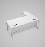 Office Table with Side Table + Pedestal Drawer dubai sharjah abu dhabi