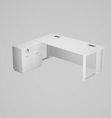 Office Table with Side Table dubai sharjah abu dhabi