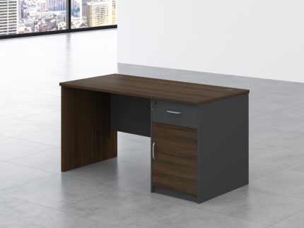 Office Table Walnut Grey (KN001-12) dubai sharjah abu dhabi