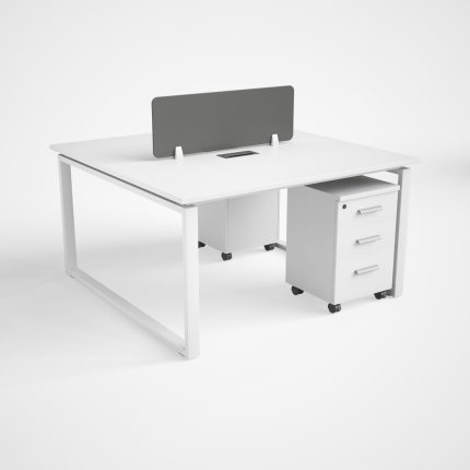 2 Person Workstation with 2 Pedestal Drawers dubai sharjah abudhabi