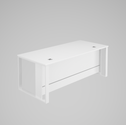 Office Table with Metal Leg MTL-200-WT+PD dubai sharjah abu dhabi