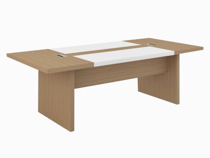 Meeting Table (BX024-MT-24) Oak White dubai sharjah abu dhabi