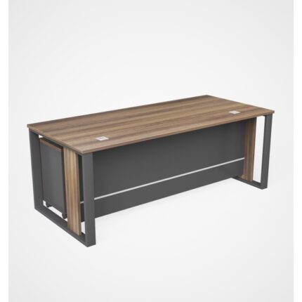 Office Table with Metal Leg - Model MTL-180-BG+PD dubai sharjah abu dhabi