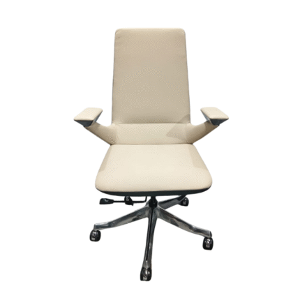 OC-93B Medium Back Office Chair - Leather dubai sharjah abu dhabi