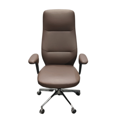 OC-94C High Back Office Chair Leather-(Brown/Black) dubai sharjah abu dhabi